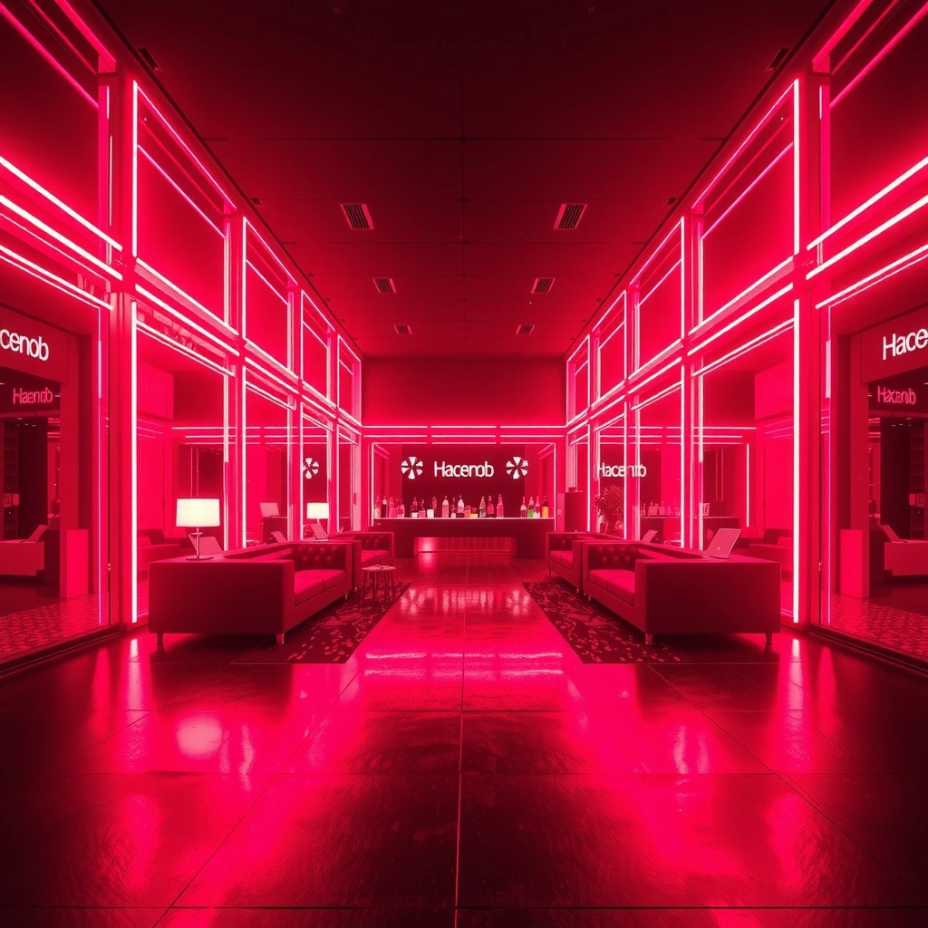 Neon Void Visual Composition