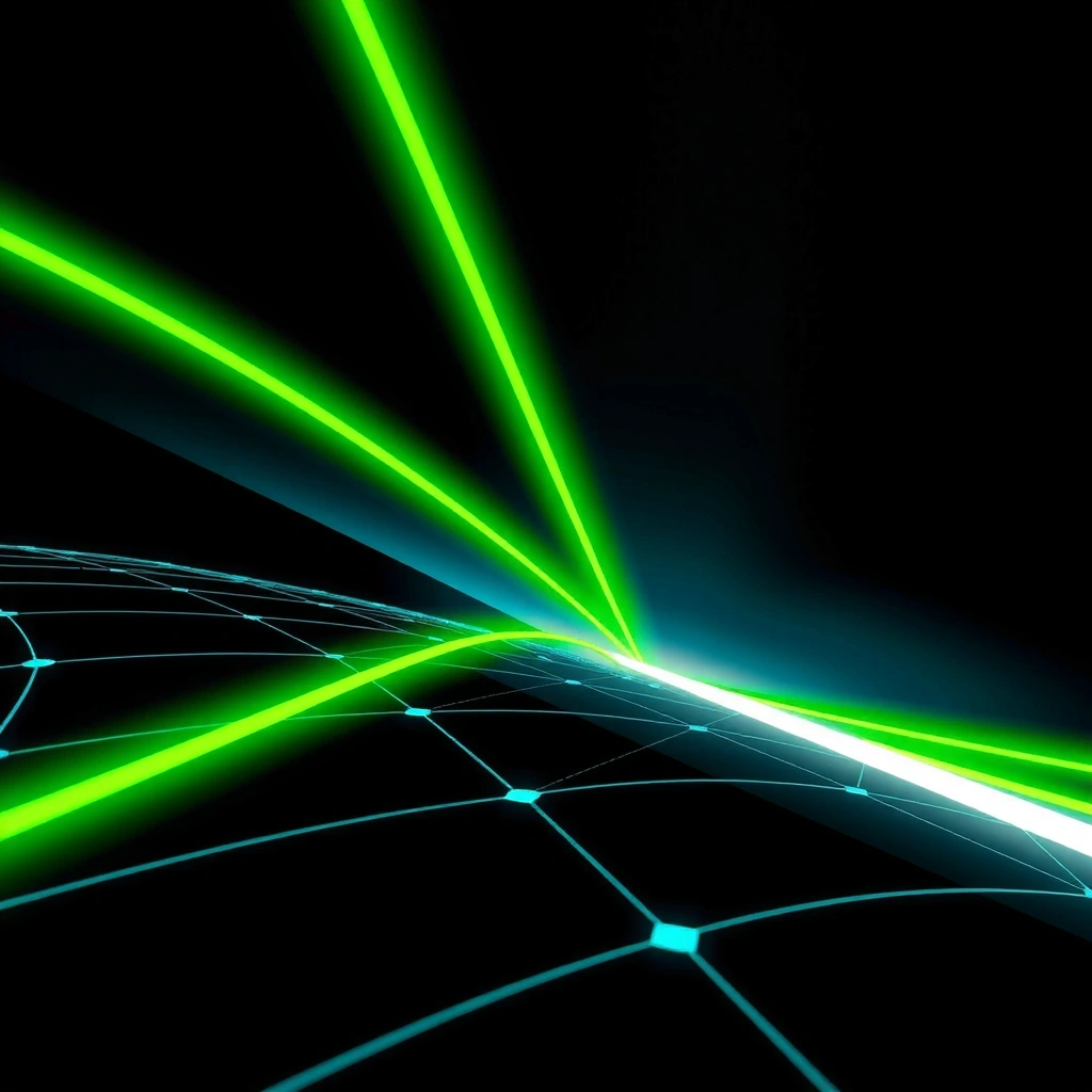 Abstract geometric network visualization